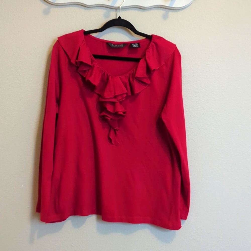Take Two Ruffled long sleeve top